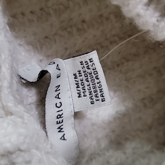American Eagle NWT chunky ribbed hooded Sweater Womens medium - Picture 6 of 8